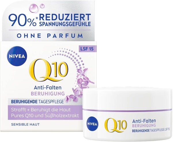 NIVEA Q10 Anti-Falten BERUHIGUNG LSF 15 Gesichtscreme 50,0 ml
