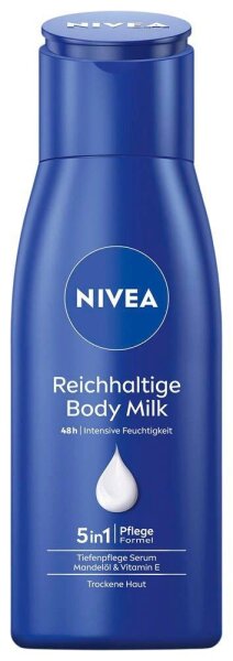 NIVEA Reichhaltige Body Milk Bodylotion 75,0 ml