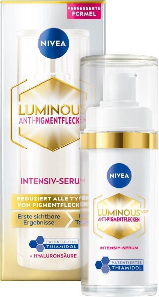 NIVEA LUMINOUS630® ANTI-PIGMENTFLECKEN INTENSIV Gesichtsserum 30,0 ml