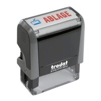 "trodat Textstempel ""Ablage"" printy 4912 office selbstfärbend blau, rot ohne L