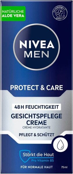 NIVEA MEN PROTECT & CARE 48H FEUCHTIGKEIT Gesichtscreme 75,0 ml