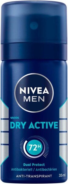 NIVEA MEN DRY ACTIVE mini Deo-Spray 35,0 ml
