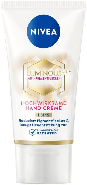 NIVEA LUMINOUS630® ANTI-PIGMENTFLECKEN LSF 15 Handcreme 50,0 ml