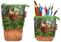 ROTH Schlampermäppchen T-Rex Welt Motiv, 13,5 x 6,0 cm