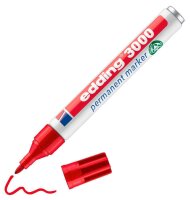 edding 3000 Permanentmarker farbsortiert 1,5 - 3,0 mm, 4 St.