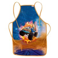 ROTH Jungen Kinder Malschürze Monstertruck Fire blau Einheitsgröße 1 St.