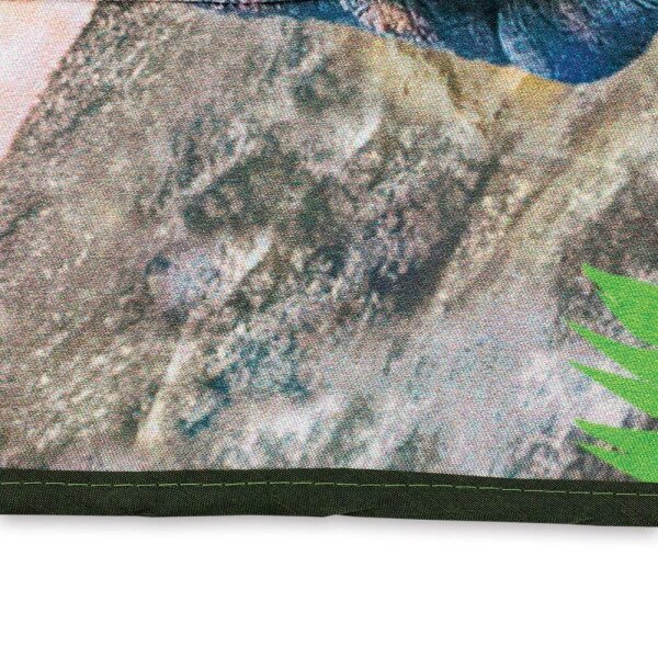 ROTH Jungen Kinder Malschürze Tyrannosaurus grün Einheitsgröße 1 St.