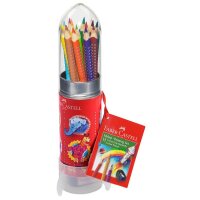 FABER-CASTELL Colour Grip Rakete Buntstifte farbsortiert,...