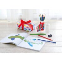 FABER-CASTELL Colour Grip Rakete Buntstifte farbsortiert, 15 St.