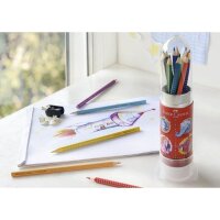 FABER-CASTELL Colour Grip Rakete Buntstifte farbsortiert, 15 St.