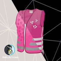 ROTH Mädchen Kinder-Warnweste Diamant pink...
