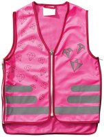 ROTH Mädchen Kinder-Warnweste Diamant pink Einheitsgröße