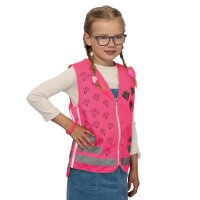 ROTH Mädchen Kinder-Warnweste Diamant pink Einheitsgröße