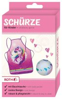 ROTH Mädchen Kinder Malschürze Einhornportrait...