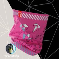 ROTH Schlauchschal Diamant rosa Einheitsgröße...