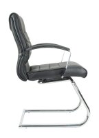 Topstar Besucherstuhl TD Lux 15 8789 A80 schwarz Leder, 1...