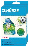 ROTH Jungen Kinder Malschürze Fußball blau...