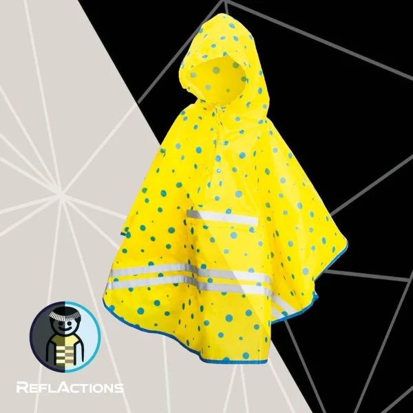 ROTH unisex Regenponcho Roar gelb...