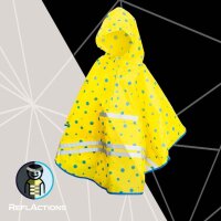 ROTH unisex Regenponcho Roar gelb...