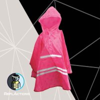 ROTH Mädchen Regenponcho Diamant rosa...