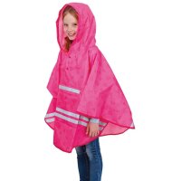 ROTH Mädchen Regenponcho Diamant rosa Einheitsgröße 1 St.