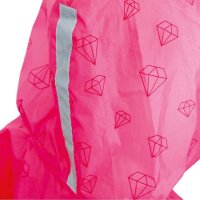 ROTH Mädchen Regenponcho Diamant rosa Einheitsgröße 1 St.