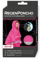 ROTH Mädchen Regenponcho Diamant rosa Einheitsgröße 1 St.