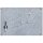 Zeller Glas-Magnettafel 60,0 x 40,0 cm Schiefer grau