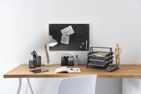 Zeller Glas-Magnettafel 60,0 x 40,0 cm Schiefer anthrazit