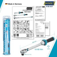HAZET Drehmomentschlüssel 1/2″ 5120-3CT, 1 St.