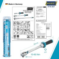 HAZET Drehmomentschlüssel 3⁄8″ 5110-3CT,...