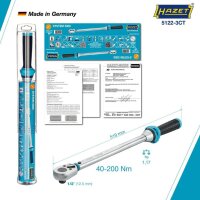 HAZET Drehmomentschlüssel 1/2" 5122-3CT, 1 St.