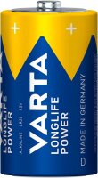 VARTA Batterien LONGLIFE Power Alkali-Mangan Mono D 1,5...