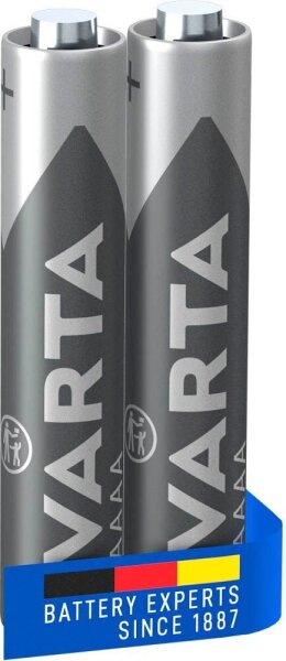 VARTA Batterien ELECTRONICS Alkali-Mangan Mini AAAA 1,5 V, 2 St.