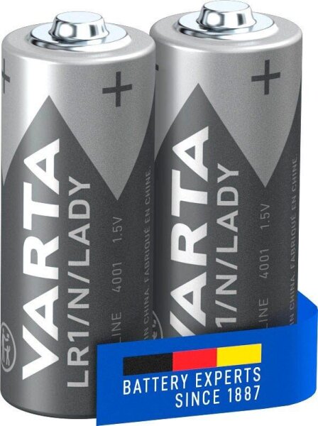 VARTA Batterie LR1/N/LADY Alkali-Mangan Lady N 1,5 V, 2 St.