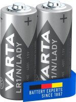 VARTA Batterie LR1/N/LADY Alkali-Mangan Lady N 1,5 V, 2 St.
