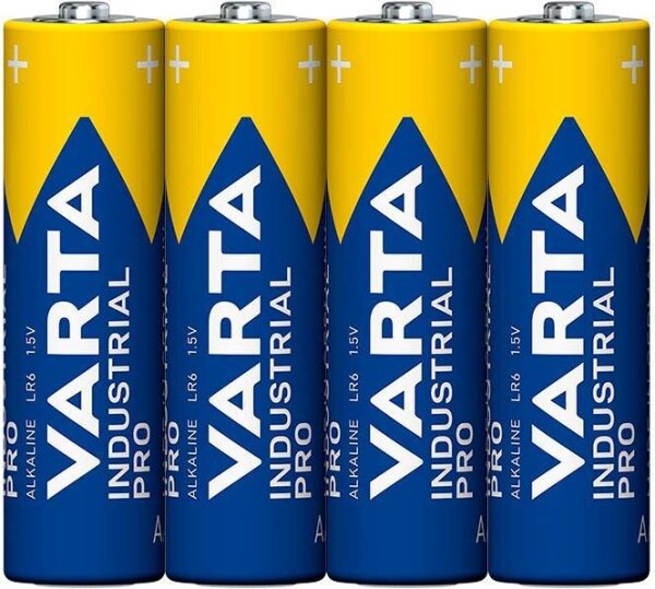 VARTA Batterien INDUSTRIAL Alkali-Mangan Mignon AA 1,5 V, 4 St.