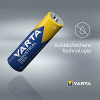 VARTA Batterien INDUSTRIAL Alkali-Mangan Mignon AA 1,5 V, 4 St.