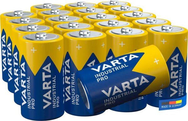 VARTA Batterien INDUSTRIAL Alkali-Mangan Baby C 1,5 V, 20 St.