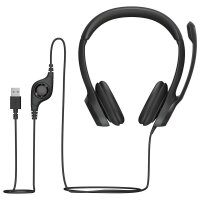 Logitech H390 USB-Headset schwarz