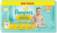 Pampers® Windeln premium protection™ BIG PACK Größe Gr.3 (6-10 kg) für Babys und