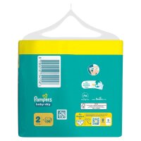 Pampers® Windeln baby-dry™ BIG PACK  Größe Gr.2 (4-8 kg) für Neugeborene, 88 St.