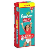 Pampers® Windeln baby-dry™ BIG PACK  Größe Gr.5 (11-17 kg) für Babys und Kleinki