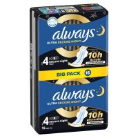 always Binden Ultra Secure Night mit Flügeln...