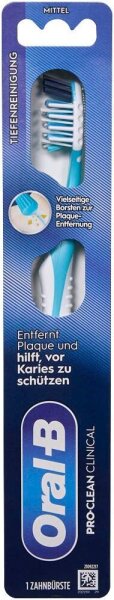Oral-B Zahnbürste Pro-Clean Clinical Cross-Action, 1 St.