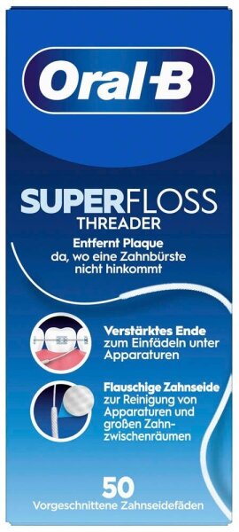 Oral-B SUPERFLOSS Zahnseide 50 St.