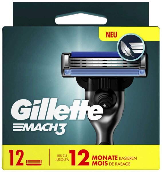 Gillette Mach3 Rasierklingen 12 St.