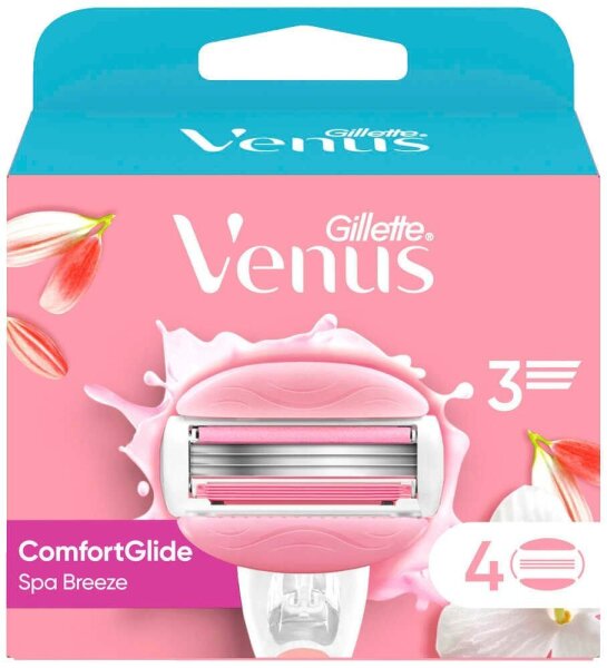 Gillette Venus Comfortglide Spa Breeze Rasierklingen 4 St.