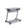 rocada ZETA PC-Tisch mit Rollen lichtgrau 80,0 x 50,0 x 79,0 cm