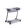 rocada ZETA PC-Tisch mit Rollen lichtgrau 80,0 x 50,0 x 79,0 cm